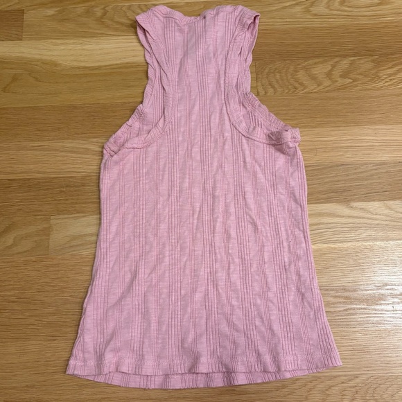 Anthropologie Pilcro Scoop Neck Racer Tank Pink Size Extra Small NWOT - Picture 4 of 5